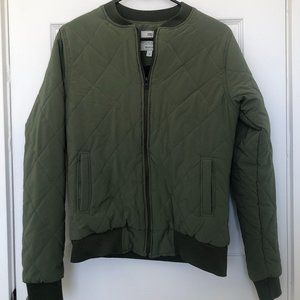 Albion Fit Quilted Bomber Jacket
